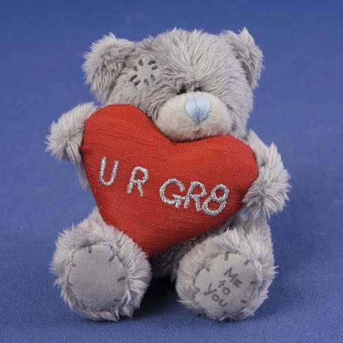 Мишка Тедди Me To You  7,5 см с сердцем U R GR8
