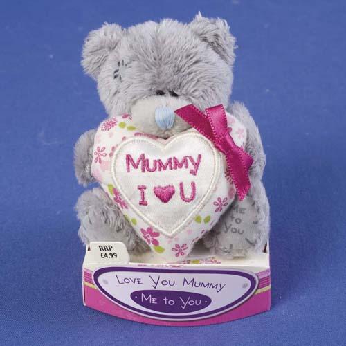 Мишка Тедди Me To You  7,5 см с сердцем Mummy I Love You