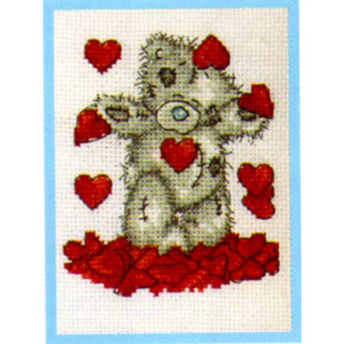 Как вышить крестом мишку с сердечком, какие схемы вышивки мишки с сердцем?