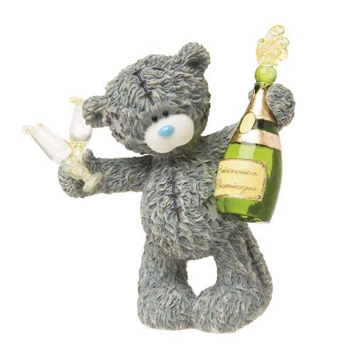 Мишка Тедди Me to You с шампанским и бокалами