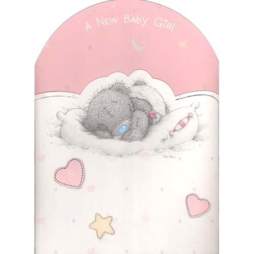 Мишка Тедди Me to You открытка с рождением девочки