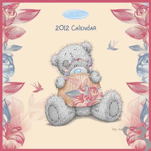 Мишка Тедди Me to You календарь на 2012 год
