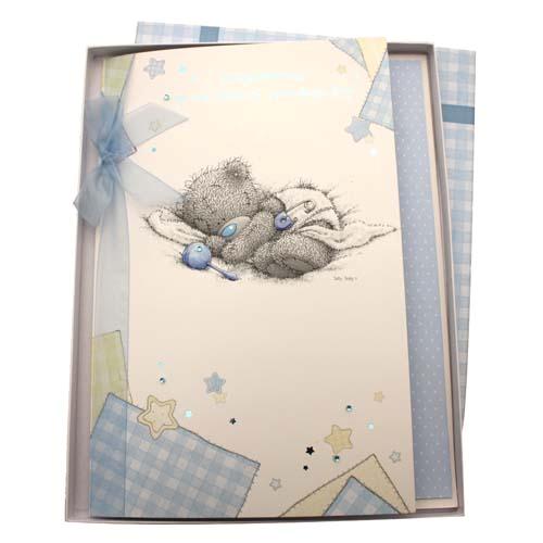 Мишка Тедди Me to You открытка с рождением мальчика